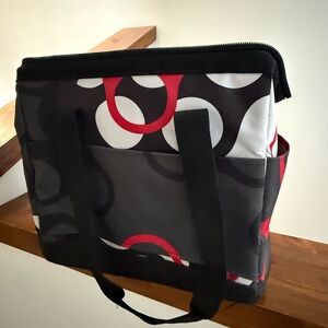 Stylish Black and Red Reisnthel bag